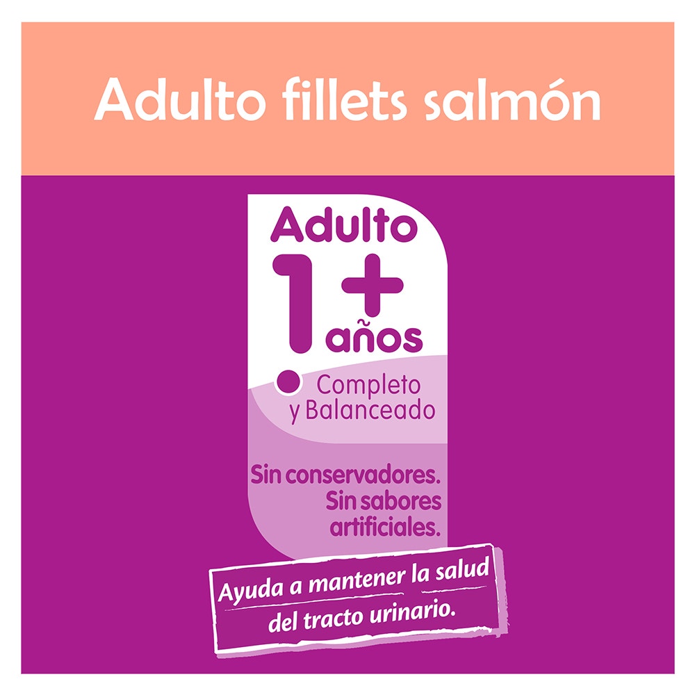 Whiskas® Alimento Húmedo para Gatos Salmón en Soufflé - 3