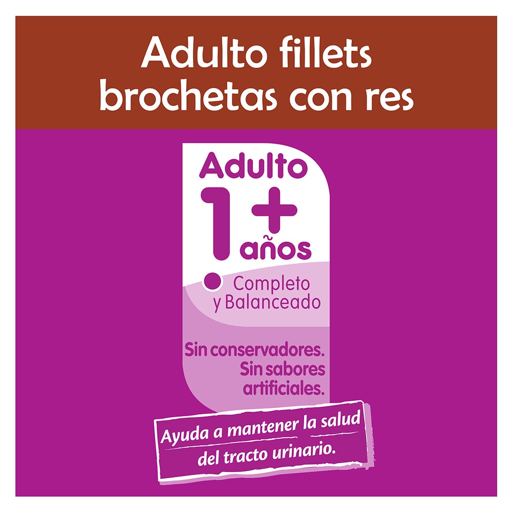 Whiskas® Alimento Húmedo para Gatos Brocheta de Res - 3
