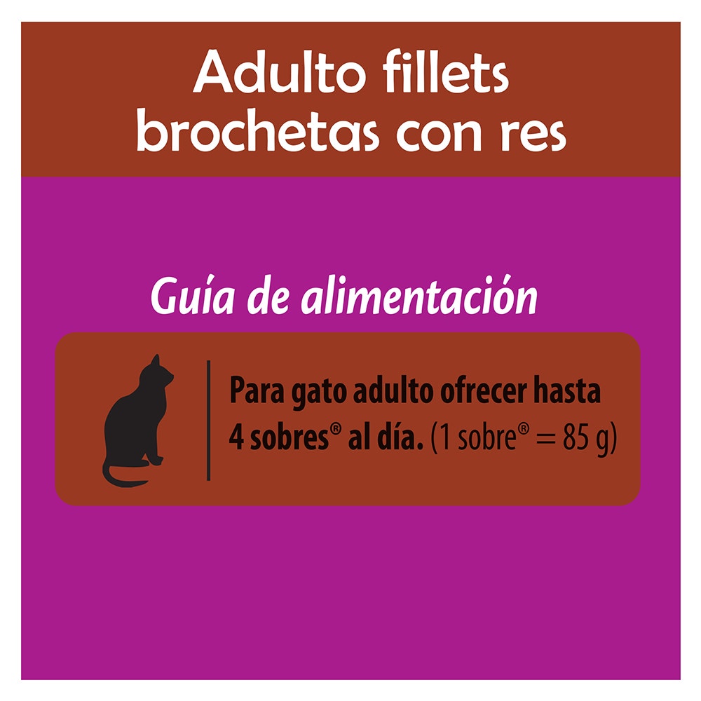 Whiskas® Alimento Húmedo para Gatos Brocheta de Res - 4