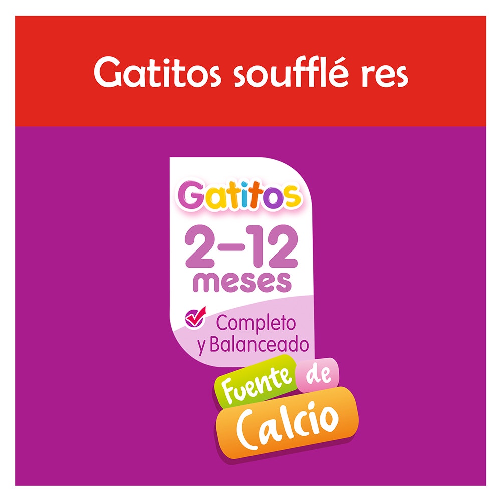 Whiskas® Alimento Húmedo para Gatitos Res en Soufflé - 3