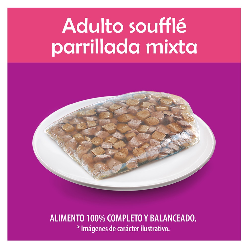 Whiskas Alimento Húmedo para Gatos Parrillada Mixta - 3