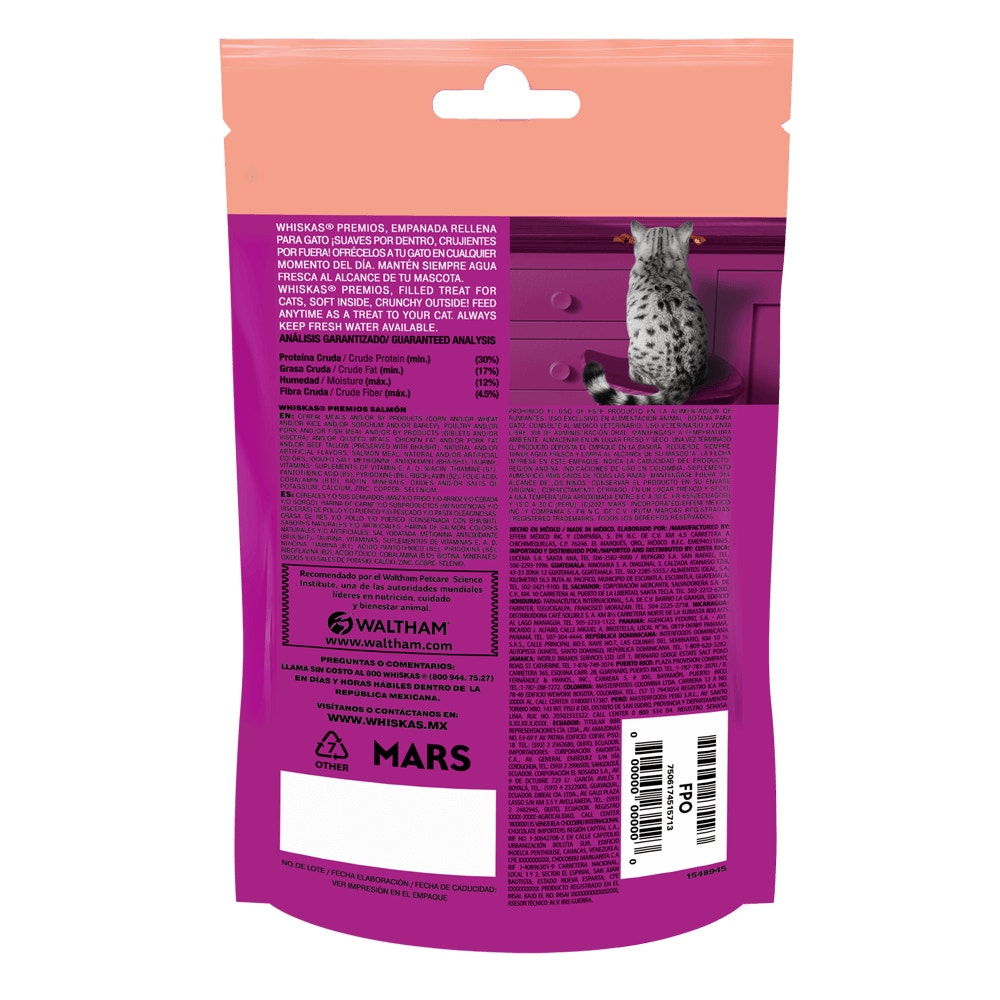 Whiskas® Premios para Gatos Salmón - 2